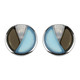 Blue Agate Silver Earrings (dagen)