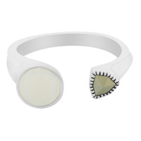 White Opal Silver Ring (TPC)
