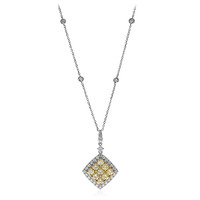 18K SI2 Yellow Diamond Gold Necklace (CIRARI)