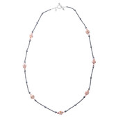 Black Hematite Silver Necklace (Dallas Prince Designs)