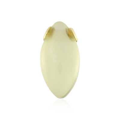 Yellow Agate Silver Pendant (MONOSONO COLLECTION)