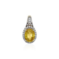 9K Yellow Sapphire Gold Pendant (Adela Gold)