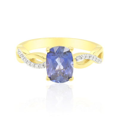 18K Colour Change Sapphire Gold Ring (AMAYANI)