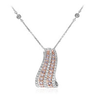 18K I1 Pink Diamond Gold Necklace (CIRARI)