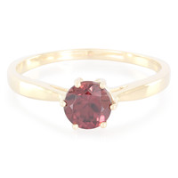 9K Pink Zircon Gold Ring