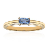 9K AAA Santa Maria Aquamarine Gold Ring