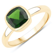 14K Russian Diopside Gold Ring