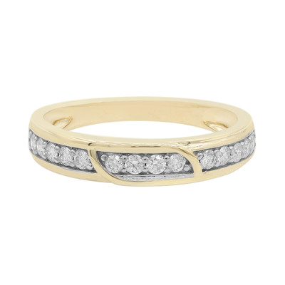 9K SI1 (H) Diamond Gold Ring (Annette)