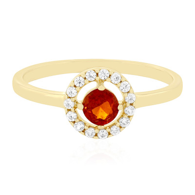 9K Tanzanian Orange Kyanite Gold Ring
