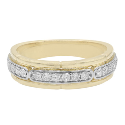 9K SI1 (H) Diamond Gold Ring (Annette)