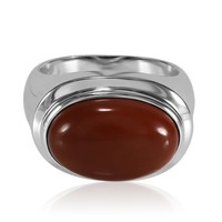 Red Jasper Silver Ring
