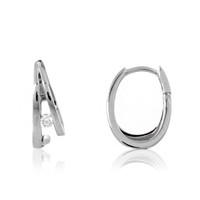 Flawless (F) Diamond Platinium Earrings (LUCENT DIAMONDS)