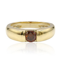 9K VS1 cognac diamond Gold Ring