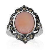 Pink Opal Silver Ring (Annette classic)