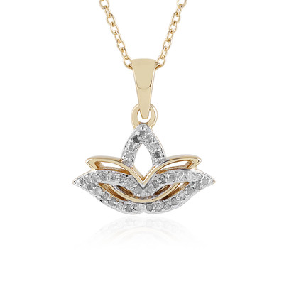 I2 (J) Diamond Silver Necklace