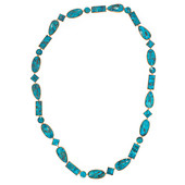 Blue Copper Turquoise other Necklace (Dallas Prince Designs)