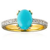 Sleeping Beauty Turquoise Silver Ring