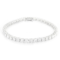 White Sapphire Silver Bracelet