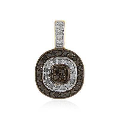 Black Diamond Silver Pendant