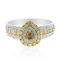 18K SI Orange Diamond Gold Ring (CIRARI)