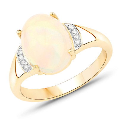9K Welo Opal Gold Ring