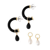 Black Onyx Silver Earrings (Dallas Prince Designs)