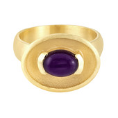 Purple Chalcedony Silver Ring (MONOSONO COLLECTION)