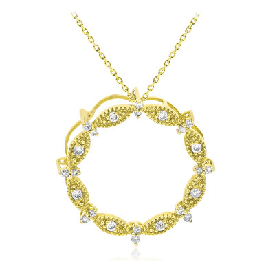 18K SI1 (H) Diamond Gold Necklace (CIRARI)