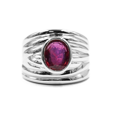 Madagascar Ruby Silver Ring