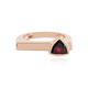 Raspberry Rhodolite Silver Ring (MONOSONO COLLECTION)