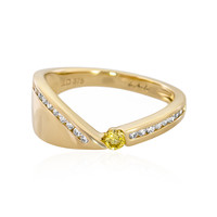 9K SI2 Yellow Diamond Gold Ring (de Melo)