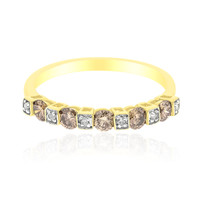 10K SI2 Brown Diamond Gold Ring