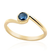 9K SI2 Blue Diamond Gold Ring
