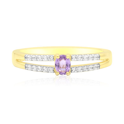 9K Umba River Purple Sapphire Gold Ring