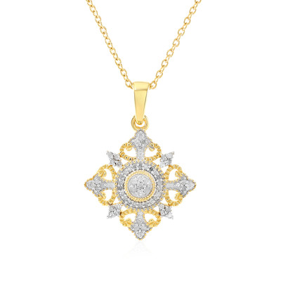 I2 (J) Diamond Silver Necklace