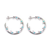Sleeping Beauty Turquoise Silver Earrings (Faszination Türkis)