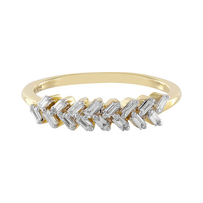 9K SI1 (H) Diamond Gold Ring