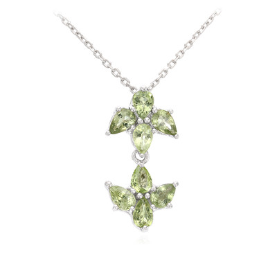 Paraiba Tourmaline Silver Necklace