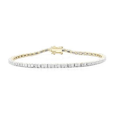 9K SI1 (G) Diamond Gold Bracelet (Annette)