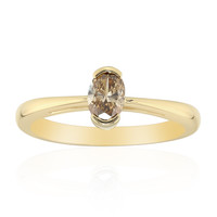 9K I3 Argyle Cognac Diamond Gold Ring (Mark Tremonti)