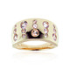 9K Pink Sapphire Gold Ring (de Melo)
