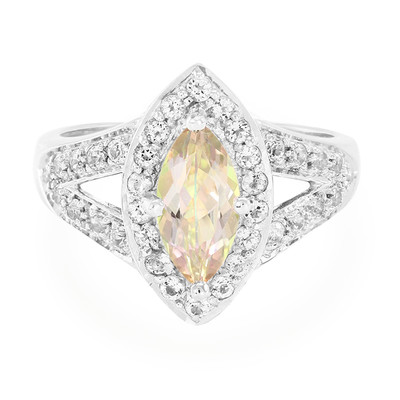 Orchid Topaz Silver Ring