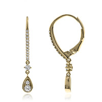 14K I1 (G) Diamond Gold Earrings (CIRARI)