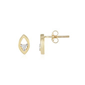 9K SI1 (I) Diamond Gold Earrings
