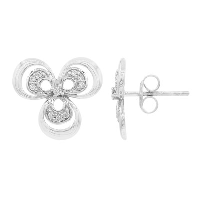 9K SI1 (H) Diamond Gold Earrings (Annette)