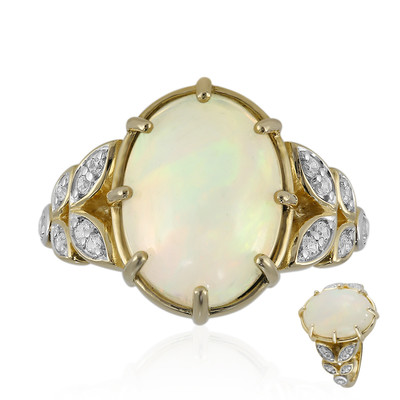 9K Welo Opal Gold Ring (Adela Gold)