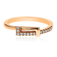 14K SI1 (H) Diamond Gold Ring (CIRARI)
