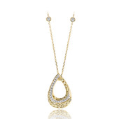 14K SI1 Fancy Diamond Gold Necklace (CIRARI)