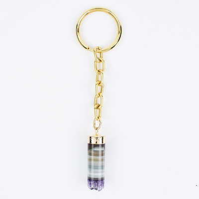 Mixed Gemstones Stainless Steel Accessory