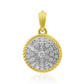 9K SI2 (G) Diamond Gold Pendant (Annette)